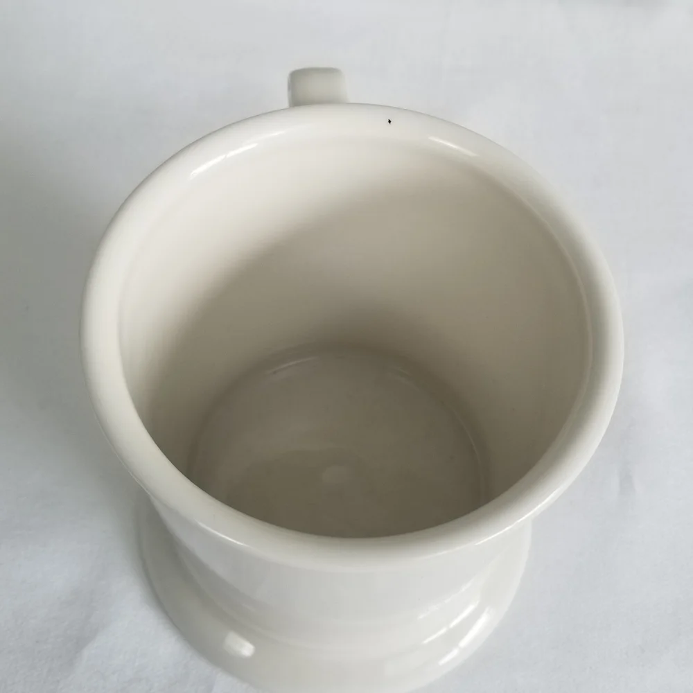 Anthropologie ‘H’ Initial Monogram Coffee Tea Soup 16oz Mug